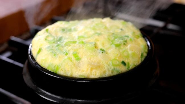 Gyeranjjim Korean steamed eggs