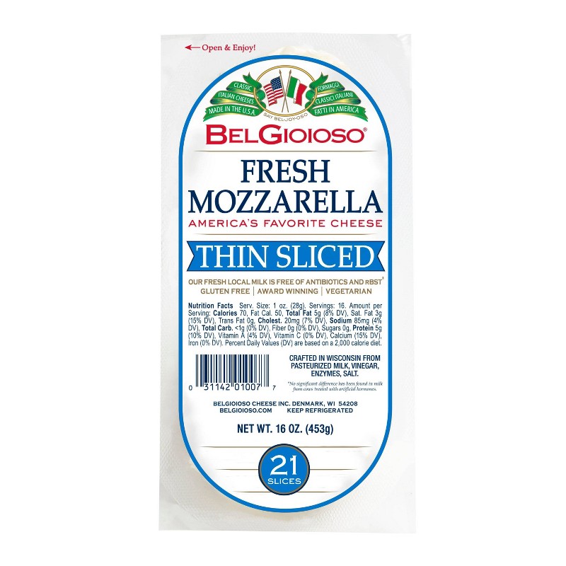BelGioioso 16 oz fresh mozzarella package